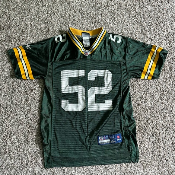 VTG Reebok On Field Green Bay Packers Jersey Youth Medium M 10/12‎ Clay Matthews - Picture 1 of 8